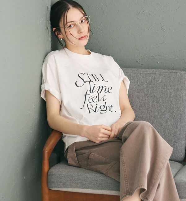 BEAUTY&YOUTH UNITED ARROWS「【WEB限定】ロゴプリント Tシャツ」|Tシャツ・カットソー|