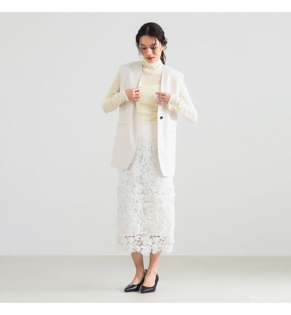 Demi-Luxe BEAMS 「ナチュラル オックス ジレ」|ダウン|