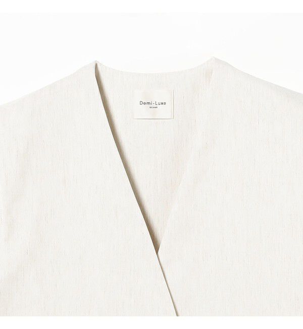 Demi-Luxe BEAMS 「ナチュラル オックス ジレ」|ダウン|