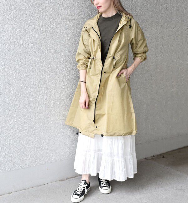 SHIPS any「Wpc.:〈手洗い可能〉アースカラー ロング モッズ レイン コート」|レインコート|