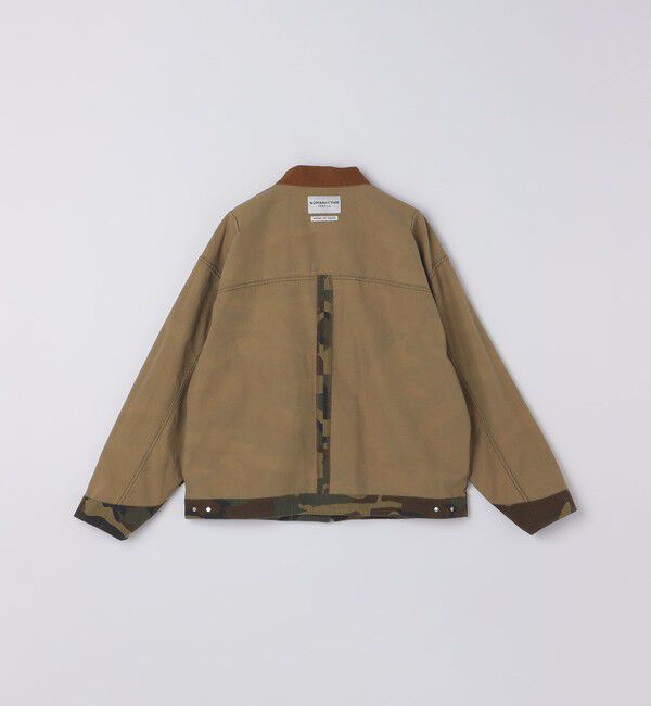 SHIPS「NOMARHYTHM TEXTILE: SIGN PRINT WORK JACKET」|ブルゾン・スタジャン|