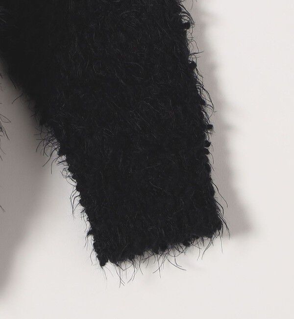 quaranciel「quaranciel:〈手洗い可能〉ネップツイード Vネック ニット カーディガン」|カーディガン|