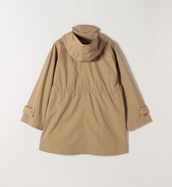 quaranciel「quaranciel:〈撥水加工/洗濯機可能〉ナイロン ドロスト フード ミディ ブルゾン」|その他|