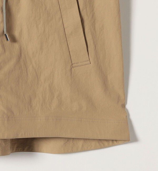 quaranciel「quaranciel:〈撥水加工/洗濯機可能〉ナイロン ドロスト フード ミディ ブルゾン」|その他|