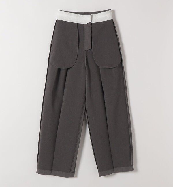 SHIPS any「《一部追加予約》SHIPS any:〈手洗い可能〉2タック ワイド パンツ」|スラックス|