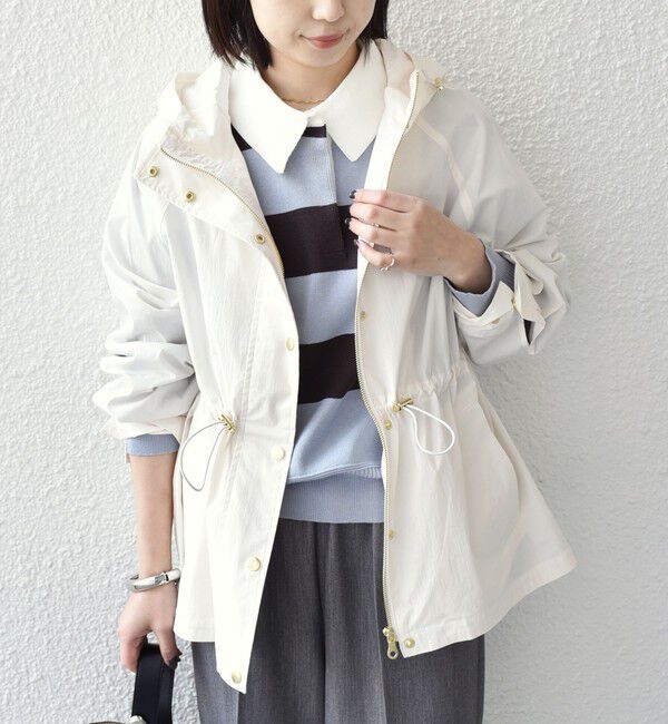 SHIPS Colors 「SHIPS Colors: 〈手洗い可能〉ライト マウンテンパーカー 2◇」|ブルゾン・スタジャン|オフホワイト