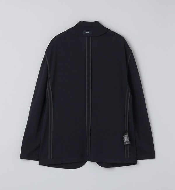 SHIPS「SHIPS:〈防しわ/吸水速乾/洗濯機可能〉RIRANCHA(R) からみ織り ネイビー ジャケット」|テーラードジャケット|