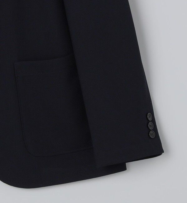 SHIPS「SHIPS:〈防しわ/吸水速乾/洗濯機可能〉RIRANCHA(R) からみ織り ネイビー ジャケット」|テーラードジャケット|