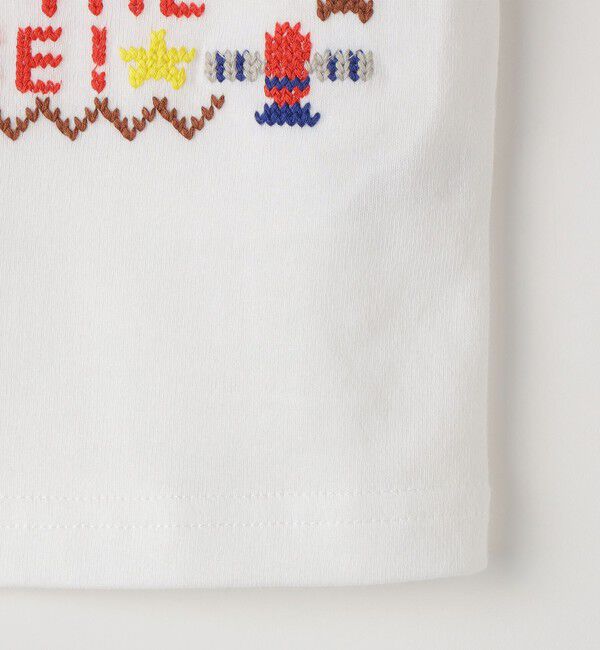 SHIPS KIDS「SHIPS KIDS:80～90cm / スペース 刺繍 Tシャツ 」|Tシャツ・カットソー|