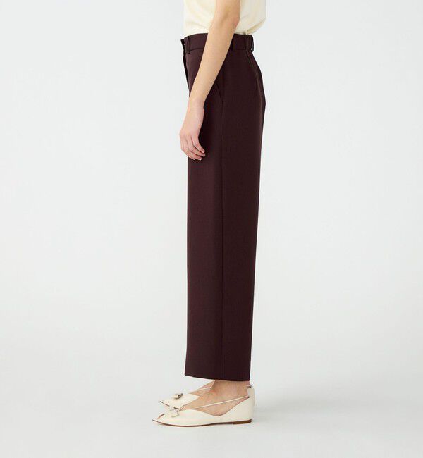 Ballsey「パウダリーストレッチツイル セミワイドパンツ」|その他|