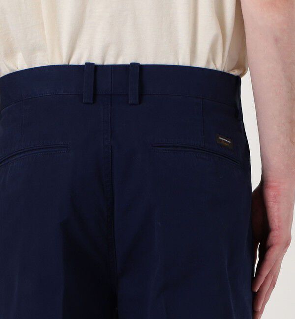 TOMORROWLAND MENS「60/3 コットンオックスフォード 1プリーツバレルパンツ」|チノ|