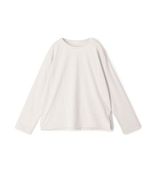GALERIE VIE「ファインコットン クルーネックプルオーバー」|Tシャツ・カットソー|13 ライトグレー