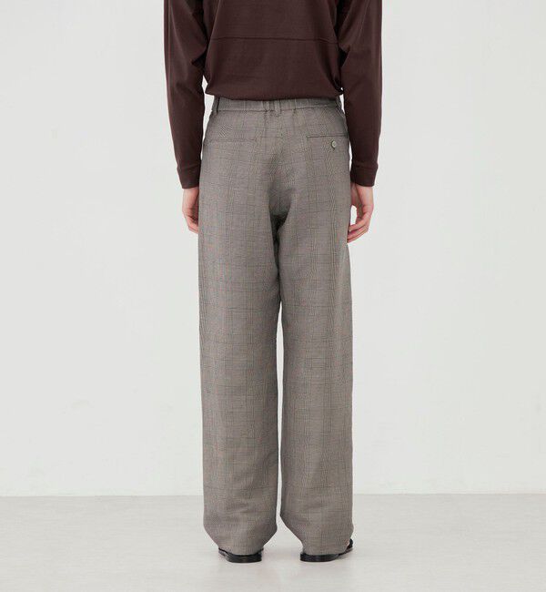 GALERIE VIE「リネンキュプラシルクコンパクト ツータックパンツ」|その他|