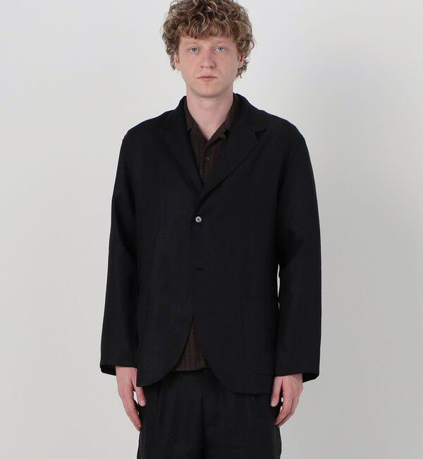 TOMORROWLAND MENS「【別注】Salbatore Piccolo GIACCA CHIAIA リネン シングルブレステッド 2Bジャケット」|テーラードジャケット|