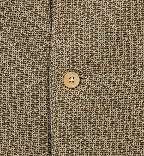 TOMORROWLAND MENS「【別注】Salbatore Piccolo CUBA コットンメッシュ オープンカラー ハーフスリーブシャツ」|シャツ・ブラウス|