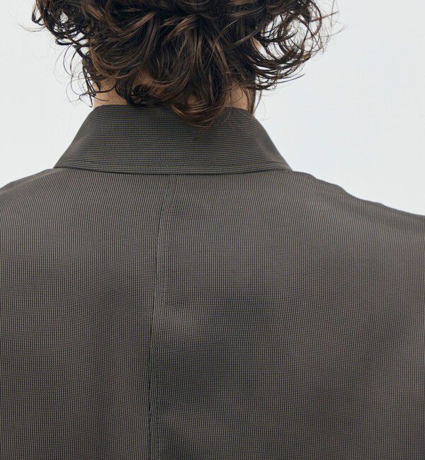 BACCA「レーヨンハウンドトゥース レギュラーカラーシャツ」|シャツ・ブラウス|