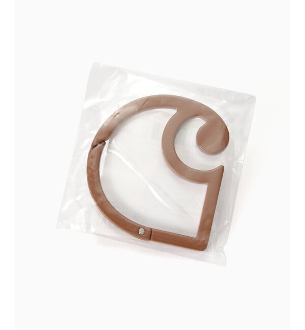 JOINT WORKS「CARHARTT WIP / カーハート ダブリューアイピー C-LOGO CARABINER」|キーケース|ブラウン