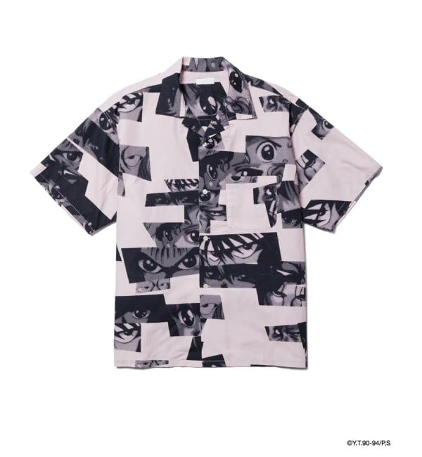 JOINT WORKS「F-LAGSTUF-F / フラグスタフ "EYES" SS SHIRT(x幽遊白書)」|シャツ・ブラウス|ピンク