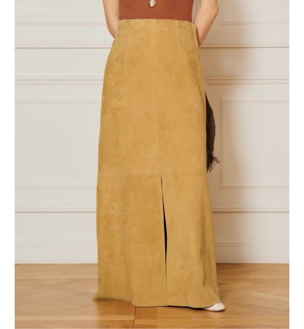 IENA LA BOUCLE「IENA LA BOUCLE ゴートスエードタイトスカート」|スカート|