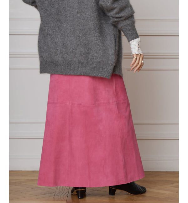 IENA LA BOUCLE「IENA LA BOUCLE ゴートスエードタイトスカート」|スカート|