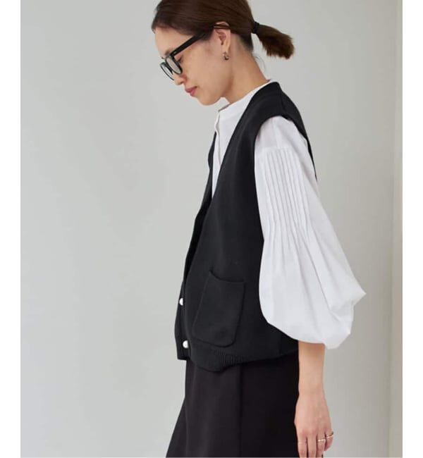 SLOBE IENA「《WEB限定/追加2》ピンタックバルーンスリーブブラウス」|シャツ・ブラウス|