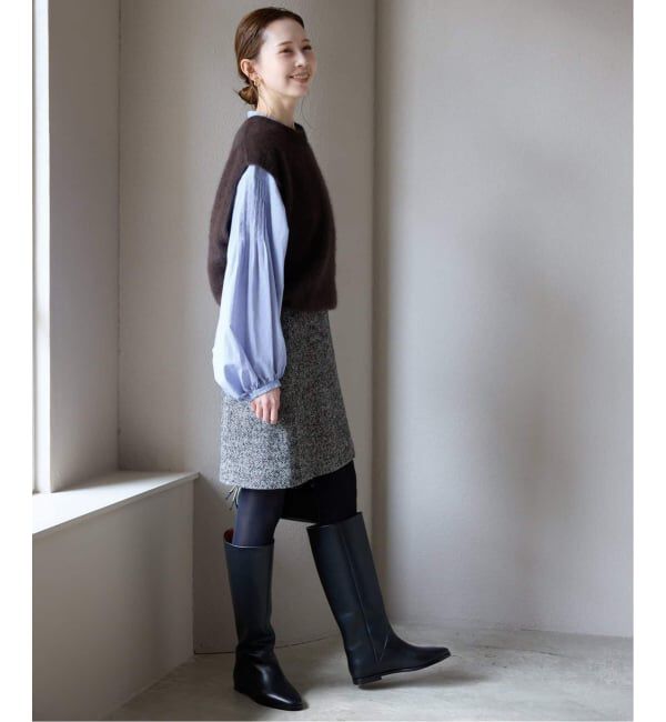 SLOBE IENA「《WEB限定/追加2》ピンタックバルーンスリーブブラウス」|シャツ・ブラウス|