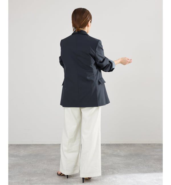 IENA「ツイルダブルブレストジャケット」|テーラードジャケット|