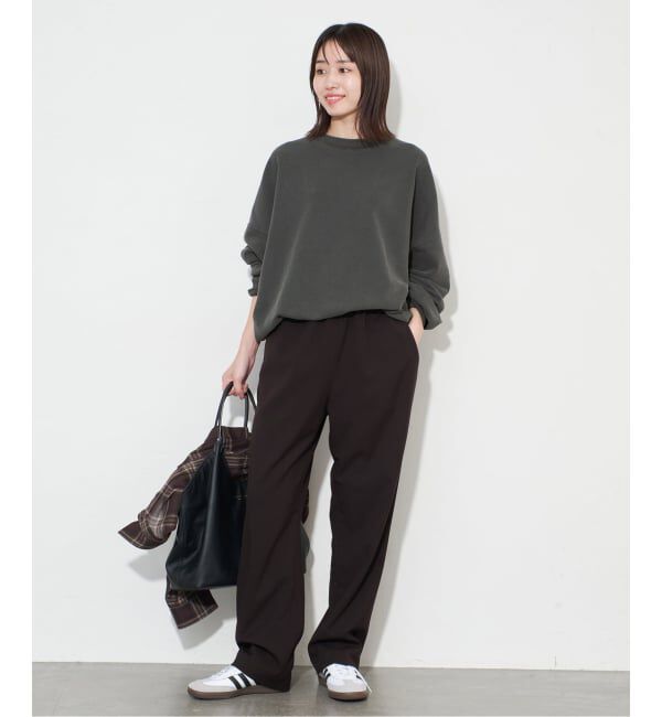 SLOBE IENA「《WEB限定/追加2予約》ビックシルエットピグメント裏毛プルオーバー」|スウェット・ジャージ|