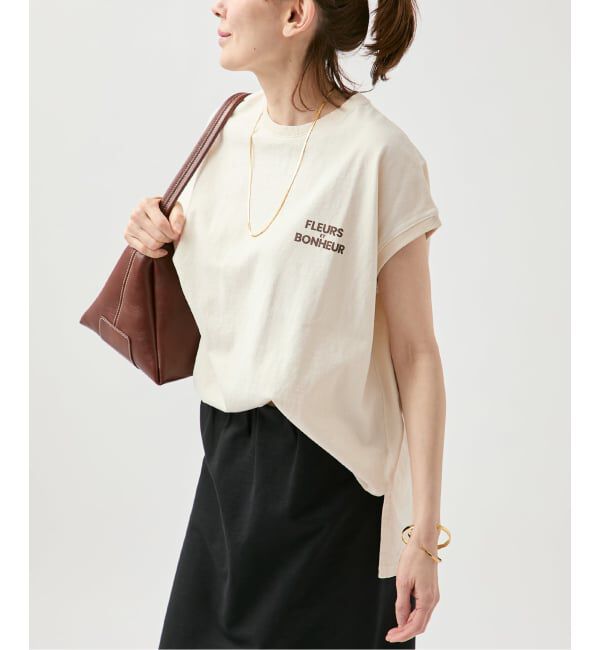 VERMEIL par iena「upper hights アッパーハイツ BIG ノースリーブTシャツ 262CW0102」|Tシャツ・カットソー|ナチュラル