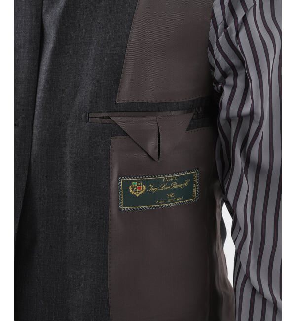 EDIFICE「D.OLIVER 3ボタン メランジ ストライプ」|スーツ|