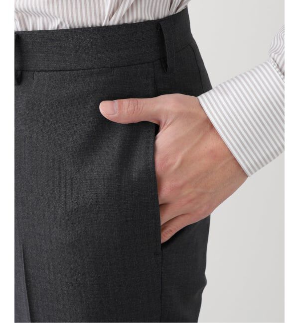 EDIFICE「D.OLIVER 3ボタン メランジ ストライプ」|スーツ|