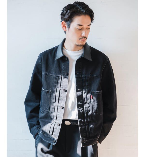EDIFICE「《再予約》Levi&rsquo;s(リーバイス) 別注 2nd Type トラッカー ジャケット」|デニムジャケット|