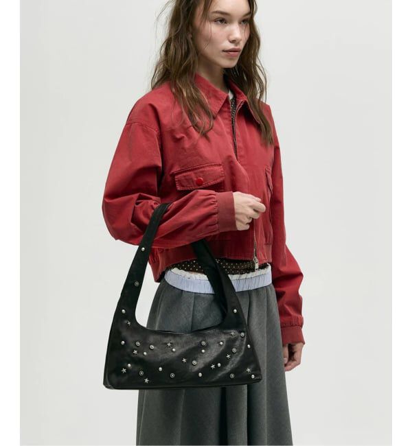 PULP「【Geek Office / ギークオフィス】MARGESHERWOOD / HALTER HOBO」|ハンドバッグ|ブラック