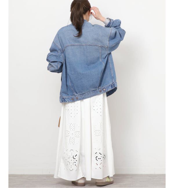 JOURNAL STANDARD relume「別注【LEVI&rsquo;S】COLLARLESS XL TRUCKER：デニムジャケット」|デニムジャケット|