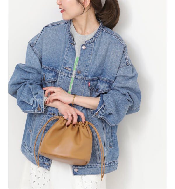 JOURNAL STANDARD relume「別注【LEVI&rsquo;S】COLLARLESS XL TRUCKER：デニムジャケット」|デニムジャケット|