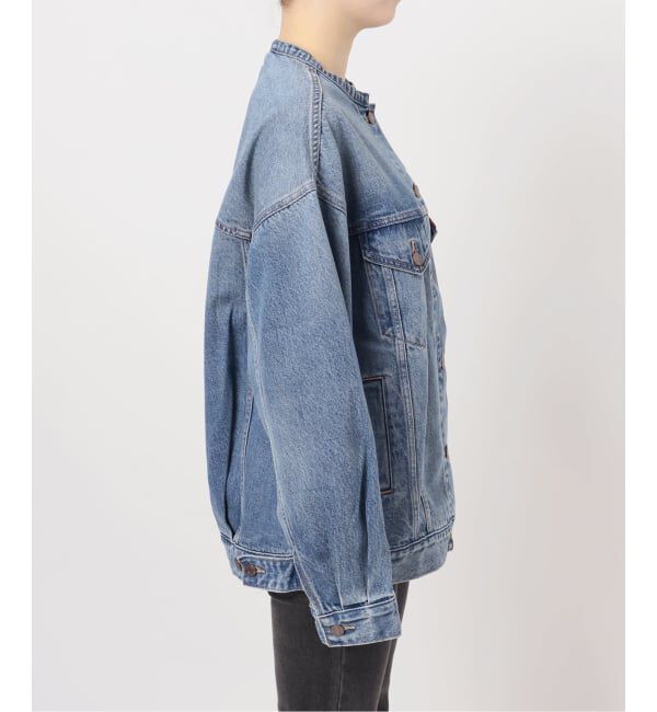 JOURNAL STANDARD relume「別注【LEVI&rsquo;S】COLLARLESS XL TRUCKER：デニムジャケット」|デニムジャケット|