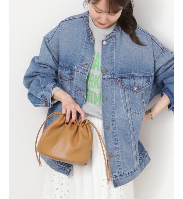 JOURNAL STANDARD relume「別注【LEVI&rsquo;S】COLLARLESS XL TRUCKER：デニムジャケット」|デニムジャケット|