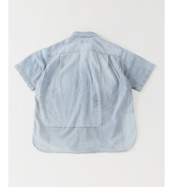 J.S.Homestead「《予約》J.S.Homestead / ワーカーズ パッチワーク 半袖 シャツ」|シャツ・ブラウス|