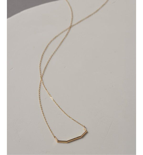 Lilas by Spick&Span「5角モチーフネックレス K10」|ネックレス|ゴールド