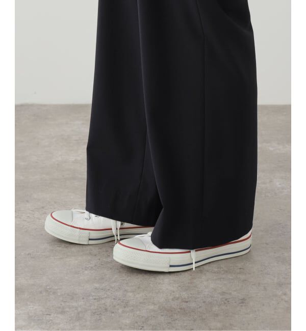 FRAMeWORK「TWポプリンストレートパンツ」|スラックス|