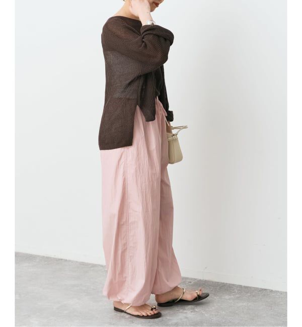 Spick and Span「CO/PA タイプライターギャザーパンツ」|その他|