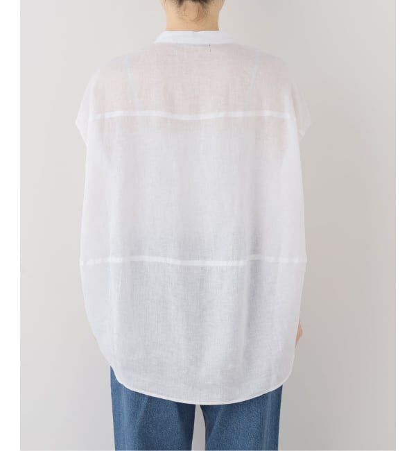  「【洗える】Munich/ミューニック ピンタックリネンシャツ」|シャツ・ブラウス|