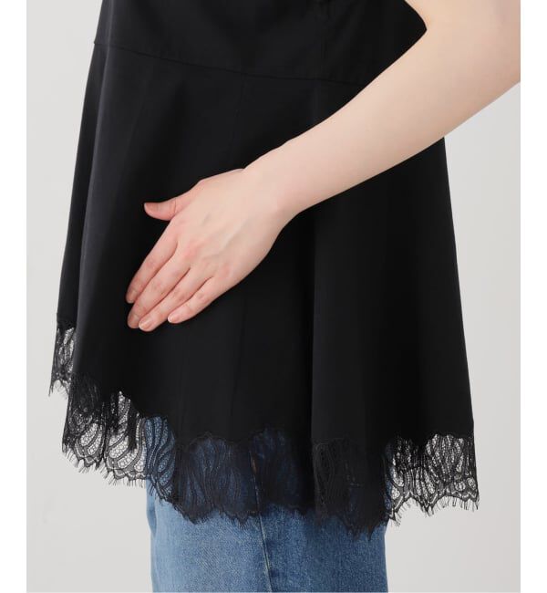  「【洗える】CHIGNON/シニヨン  レースフレンチカットソー」|Tシャツ・カットソー|