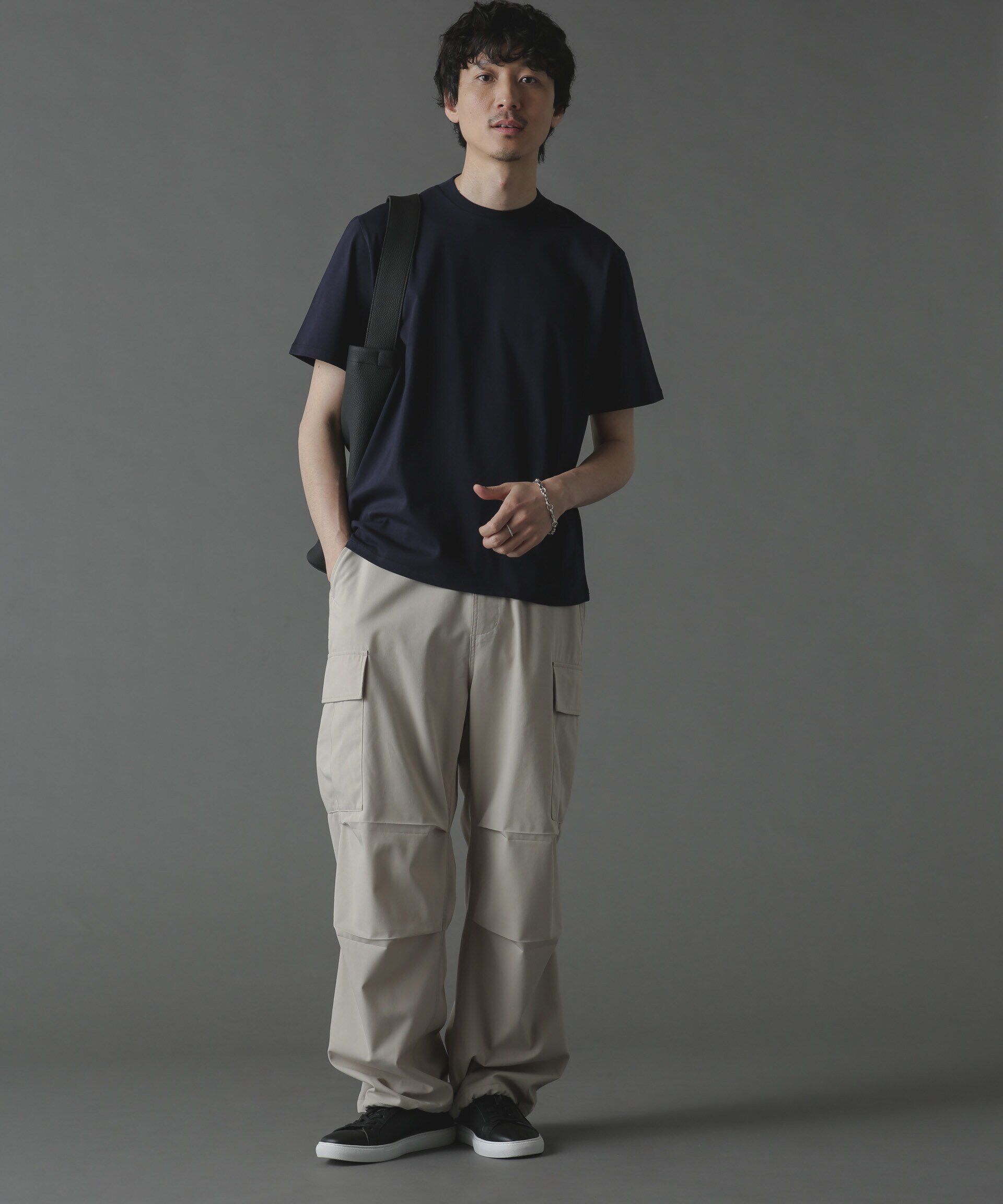 nano･universe「ジャケT(R) クルーネック 半袖」|Tシャツ・カットソー|