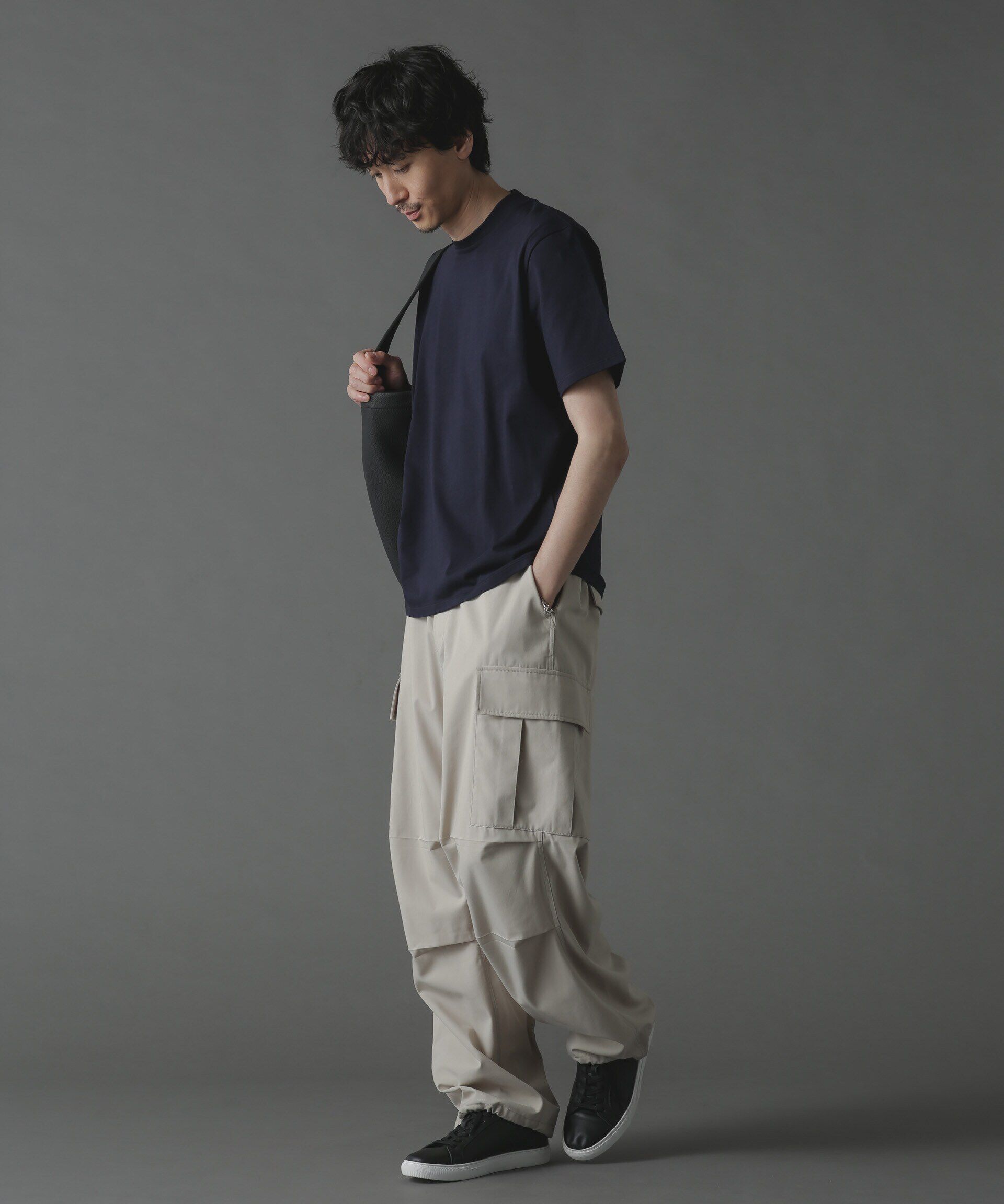 nano･universe「ジャケT(R) クルーネック 半袖」|Tシャツ・カットソー|