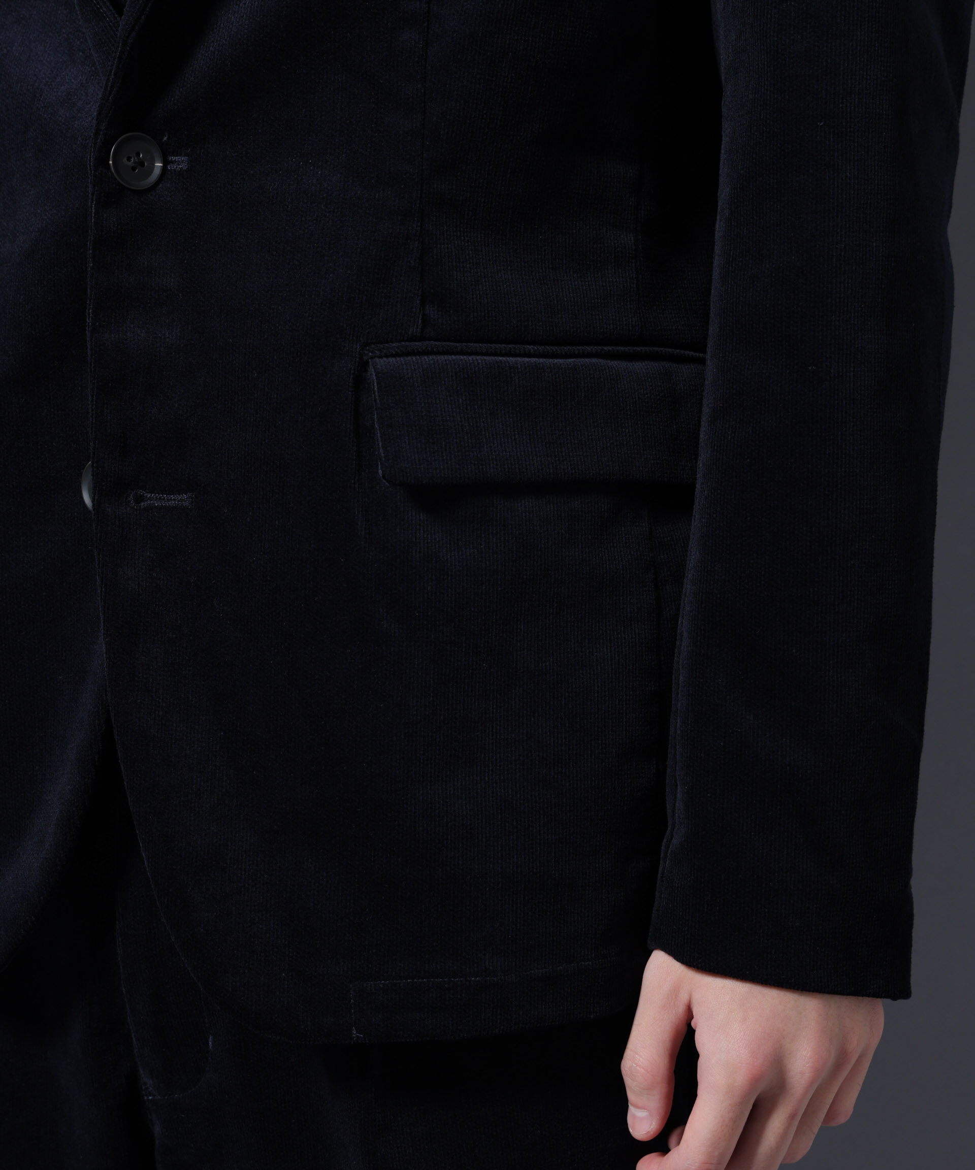 nano･universe「「Damerino」コットンコーデュロイストレッチセットアップ」|スーツ|