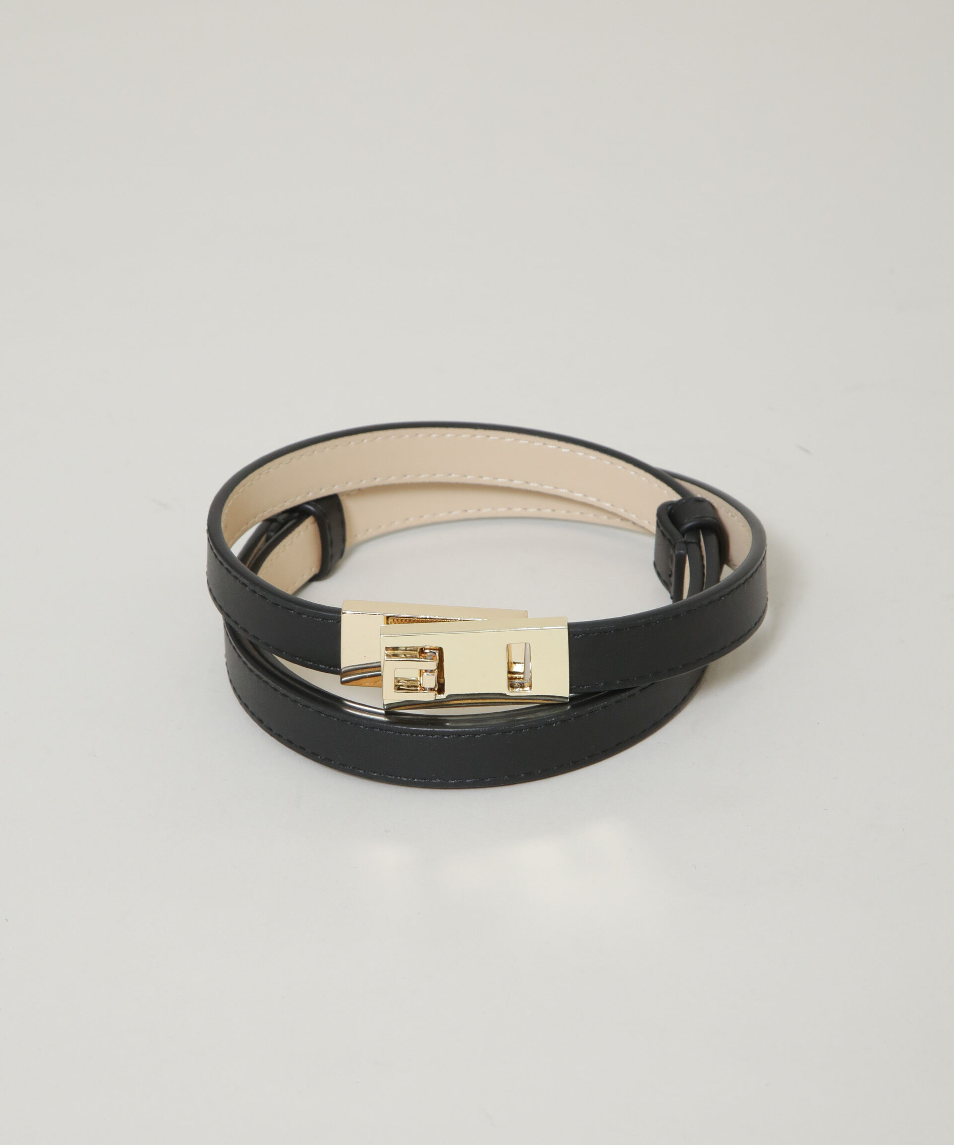 nano･universe「ターンロックレザーベルト」|ベルト|