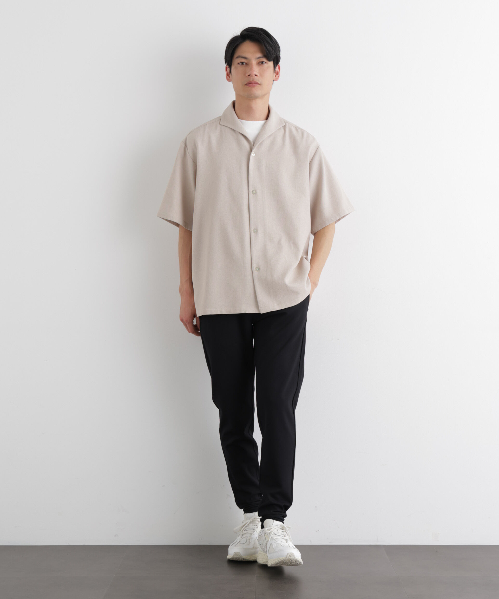 nano･universe「「Meaningful Continuity」coveross(R) レーヨンジャージージョガーパンツ」|チノ|