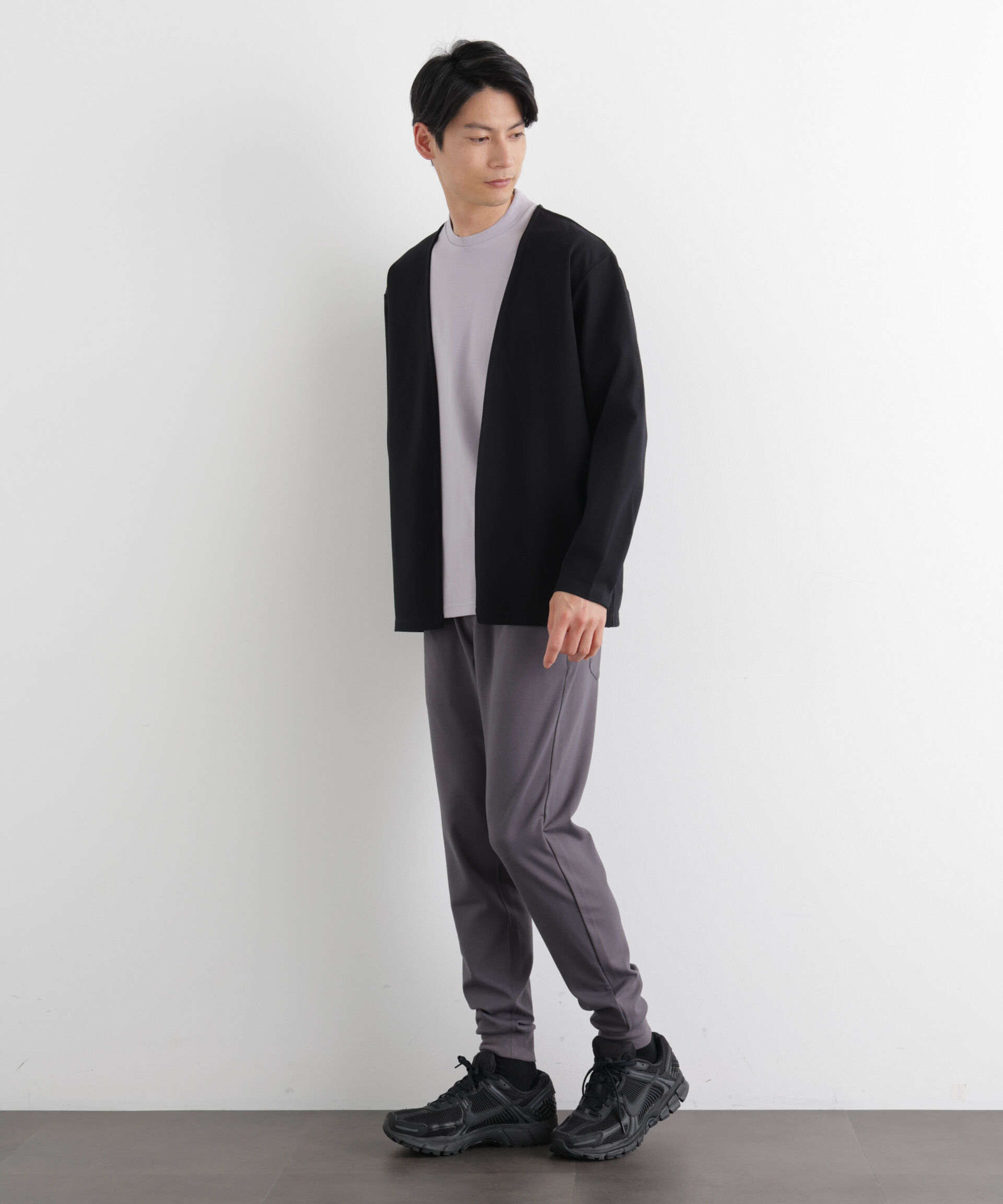 nano･universe「「Meaningful Continuity」coveross(R) レーヨンジャージージョガーパンツ」|チノ|