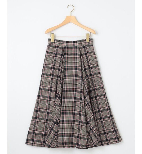 組曲「シアーツイルチェック フレアスカート」|スカート|